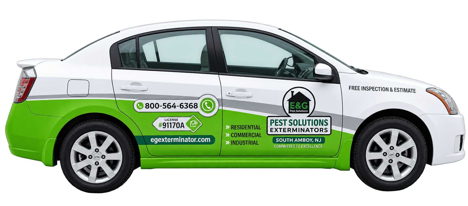 E&G Exterminators car